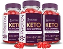 Justified Laboratories (3 Pack Proton Protein Keto ACV Gummies Advanced Formula 1000MG Proton Boost Formulated with Pomegranate Beet Juice Powder B12 Vegan Non GMO 180 Gummys