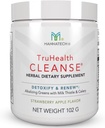 Prebiotic Fiber & Digestive Enzymes Powder Drink Mix - with Alkalizing Greens & Vitamin B6 - Supports Digestion, Cellular Health - Strawberry Apple Flavor - Mannatech TruHealth Cleanse 102g