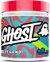 GHOST Legend Pre-Workout Powder, Blue Raspberry - 30 Servings – Pre-Workout for Men & Women with Choline, L-Citrulline, & Beta Alanine for Energy & Focus