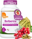 Zahler Berberine with Clinically Evaluated Berbevis, Metabolism and Glucos Support Formula, 60 Capsules.