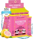 KEY NUTRIENTS Electrolytes Powder Packets - Fresh Pink Lemonade 40 Pack Hydration Packets - Travel Hydration Powder - No Sugar, No Calories, Gluten Free - Made in USA