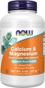 NOW Foods Supplements, Calcium & Magnesium Citrate Powder with Vitamin D3, Supports Bone Health*, 8-Ounce