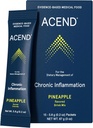 ACEND Medical Food Drink Mix Packets - Inflammation Support Supplement, Vitamin Drink w/Probiotics & Electrolytes, Non-GMO, Gluten-Free, Sugar-Free Pineapple Flavor - 5.8g Packets (15 Doses)