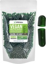 XPRS Nutra Size 0 Empty Capsules - 1000 Count Empty Vegan Capsules - Vegetarian Pills for DIY Vegetable Capsule Filling - Veggie Pill Caps (Forest Green)