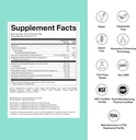 Calm Drink Mix - Relaxation Aid with Magnesium, Ashwagandha, L-Theanine, & Vitamin D - Supports Cortisol Regulation and Mood for Men & Women - Watermelon Lemonade Flavor 28 Sticks