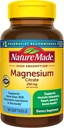 Nature Made Magnesium Citrate 250 mg per serving, Magnesium Supplements for Men and Women, Supports Muscle, Nerve, Bone and Heart, 60 Softgels, 30 Day Supply