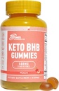 Real Ketones Keto BHB Gummies - Keto Gummies with BHB Exogenous Ketones for Enhanced Performance Energy Focus and Keto Diet Support - High Strength Sugar Free Keto Gummy - 30 Servings (Peach)