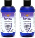 RnA ReSet ReMyte – Electrolyte Mineral Solution with Magnesium, Iodine, Selenium & Zinc, 8.1 Fl Oz (2-Pack)