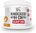 5% Nutrition Rich Piana Knocked Out Natural Sleep Aid | Post-Workout Recovery & Deep Sleep Supplement | GABA, Melatonin, Chamomile, Tyrosine, 5-HTP, & More | 7.2 oz, 30 Servings (Apple Cider)