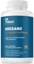 Dr. Tobias Oregano and Caprylic Acid Blend, Gut Flora Balance Complex with Probiotics & Enzymes for Intestinal and Immune Support, Gut Health Supplements for Women & Men, 120 Capsules, 60 Servings