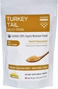 Om Mushroom Superfood Organic Turkey Tail Matrix Powder, 3.5 OZ