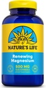 Natures Life Renewing Magnesium 500 mg - Citrate, Malate, Oxide Plus Vitamin B-6 - Muscles and Nerves Support - Lab Verified (250 Servings, 250 VegCaps)