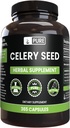 Pure Original Ingredients Celery Seed (365 Capsules) No Magnesium Or Rice Fillers, Always Pure, Lab Verified