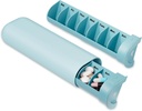Upgraded Pill Organizer 2 Times a Day, AM PM Pill Box 7 Day, Weekly Travel Pill Container, Cute Pill Case for Vitamin, Medication, Vitamins, Fish Oils and Supplements (Blue)