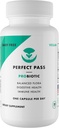 PERFECT PASS Probiotic, Natural Bacillus Spore Human Strains with 100% Survival Rate Through Stomach Acid and Bile for Gut and Digestive Wellness, Vegetarian, 30 Capsules