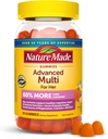 Nature Made Advanced Womens Gummy Multivitamins with Magnesium Citrate, Calcium, B Vitamins, Multivitamin Gummies for Women, 90 Multi Vitamin Gummies, 30 Day Supply