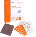 Silver Calcium Alginate Wound Dressing Pad, 4’’x5’’ Patch, High Absorbency Non-Stick Ag Gauze for Pressure Ulcer,Bed Sore,Leg Sore,Diabetic Foot Ulcer, 5 Packs