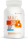SaltWrap Mag 3D – Daytime (Non-Drowsy) Leg Cramp & Muscle Relief Support - Natural Supplement for Muscle and Nerve Health with Turmeric, Alpha Lipoic Acid & Magnesium