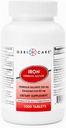 GeriCare Ferrous Sulfate Tablets 325mg, Elemental Iron 65 mg High Potency Iron Supplement | No Artificial Color Additives Dietary Supplement 1000 Count. (Pack of 1)