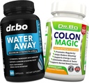 Water Pills Diuretics for Water Retention - Colon Cleanse Detox for Intestinal Cleansing - Away Pills Herbal Diuretic Supplements - Daily Constipation Relief Supplement Gut, Belly, Stomach Flush