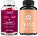 WellPath Beet Root Gummies (Sugar Free) 1500 mg – Blueberry Flavor for Blood Pressure Support and Mind Brain Supplement with Lion's Mane - Supports Focus & Memory, 60 Ct
