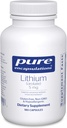 Pure Encapsulations Lithium Orotate 5 mg - Brain Support Supplement - with N-Acetyl-L-Cysteine (NAC) for Memory & Brain Behavior* - Gluten Free & Non-GMO - 180 Capsules
