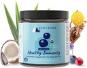 kin+kind Pet Vitamins and Supplements - Immune Support Supplement for Dogs & Cats - Natural Dog Supplements & Cat Supplements w/Organic Ingredients for Healthy Immunity - Made in USA - 4 oz (Medium)