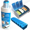 Pill Pod 7 Day Secure, Locking Pill Organizer, Child-Resistant Medication Lock Box, Extra Large Weekly Pill Planner, Senior Friendly