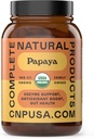 Complete Natural Products Organic Papaya Enzymes 100 Capsules & Digestive Enzymes 100 Capsules Bundle