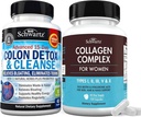 BioSchwartz 15 Day Cleanse for Colon and Gut Health Plus Hydrolyzed Collagen Peptide Capsules (45 Day Supply)