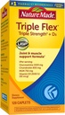 Nature Made TripleFlex Triple Strength Caplets with Vitamin D3, 120 Count for Joint Support