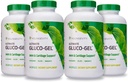 Youngevity Ultimate Gluco-Gel -for Joints, Tendons, Bones & Cartilage | Contains Glucosamine, Gelatin & Manganese | 240 Capsules | 4 Bottle