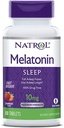 Natrol Melatonin Sleep Maximum Strength fast dissolve Strawberry flavor 10 mg 60 Tablets (Pack of 3)