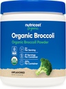 Nutricost Organic Broccoli Powder (8 oz) - USDA Certified Organic, Non-GMO, Gluten Free, Vegan Friendly - Powdered Broccoli Supplement