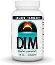 Source Naturals DIM, Diindolylmethane 100mg with BioPerine, Vitamin E & More - 120 Tablets