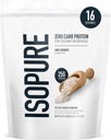 Isopure Zero Carb 100% Pure Whey Isolate Protein Powder, Lactose Free, Gluten Free, with Vitamins, Unflavored, 25g Protein Per Serving, 1 Lb, 16 Servings (Packaging May Vary)