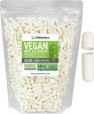 XPRS Nutra Size 00 Empty Capsules - 1000 Count Empty Vegan Capsules - Vegetarian Pills - DIY Vegetable Capsule Filling- Veggie Vegi Pill Caps for Do-It-Yourself Supplements and Vitamins (White)