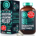 Digestive Enzymes for Women and Men with Probiotics and Prebiotics - Vegan Digestive Enzyme Blend - Bloating Support, Gut Health & Digestion Supplement with Artichoke Ginger Turmeric - 180 Capsules