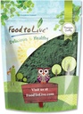 Food to Live Chlorella Powder, 8 Ounces - Kosher, Raw Green Algae, Vegan Superfood, Bulk, Pure Vegan Green Protein, Rich in Vitamins and Minerals, Great for Drinks, Teas and Smoothies