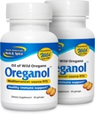 North American Herb and Spice: Natural Oreganol Dieaty Supplement Capsules, 60 count (Pack of 2)