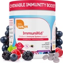Zahler Kids Immune Support Supplement with Elderberry, Zinc and Vitamin C D3 A - Grape Flavored Chewable Tablets - Kosher Children's Immune Support for Kids Ages 4 and Up, 60 Count