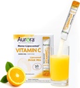Aurora Nutrascience Nano-Pack Liposomal Vitamin C Powder Drink Mix, Immune Support, High Strength 3,000 mg Per Serving, 30 Single Serve Packets, Orange