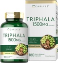 Carlyle Triphala Capsules 1500mg | 180 Count | Herbal Supplement | Non-GMO and Gluten Free