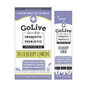 GoLive BLUEBERRY LEMON Synbiotic (Probiotics + Prebiotics) for Adults & Kids; +15 Billion CFUs; 15 Clinical Strains. Formulated and Recommended by MDs and RDs for Digestion, Metabolism, Immunity