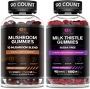 EFFECTIVE NUTRA Mushroom Gummies & Milk Thistle Gummies