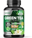 Built by Nature Green Tea Extract 1000mg – High Potency Supplement with 98% Polyphenols, 75% Catechins & 45% EGCG – Natural Energy Support – Non-GMO – 120 Capsules