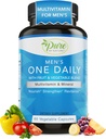 Pure By Nature One-Daily Multivitamin for Men, Immune Support Supplement with Non-GMO Ingredient, Vitamin & Minerals for Energy, 60 Veggie Capsules