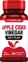 Piping Rock Apple Cider Vinegar Capsules | 84 Pills | with Vitamin B12, Chromium, and Cayenne | Non-GMO, Gluten Free Supplement | by Fitness Labs