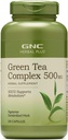 GNC Herbal Plus Green Tea Complex 500mg Supplement, Vegetarian, Supports Metabolism, 200 Servings
