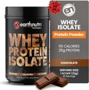 Whey Isolate Protein Powder – Post Workout Recovery Powder for Muscle Recovery & Growth – 25g Protein – Easily Digestible – Non-GMO & Gluten-Free – Chocolate Flavor – 20 Servings (1.41 lbs)